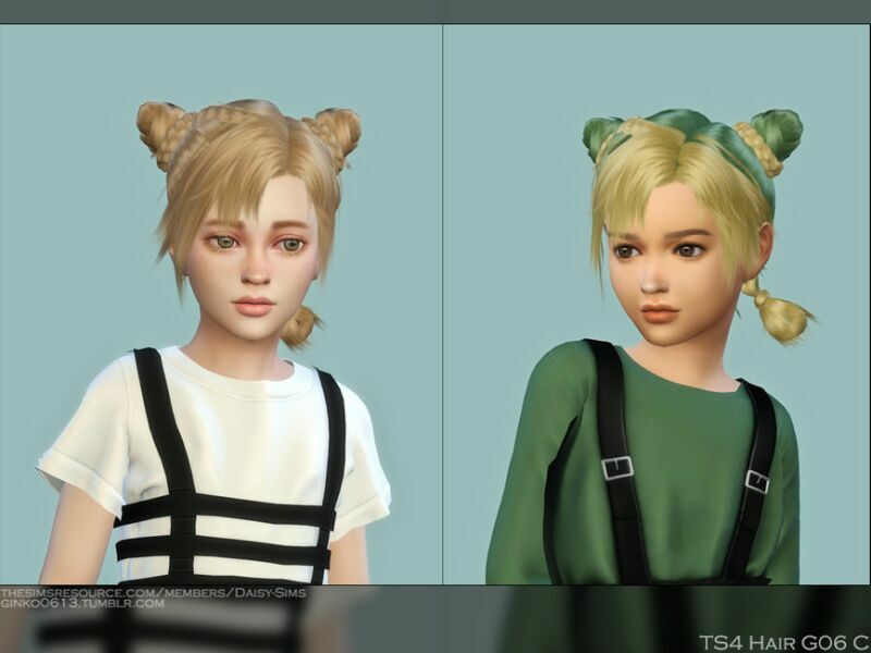 Child Hair G06C (Patreon Early Access) By Daisy-Sims Sims 4 CC