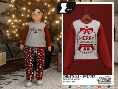 Christmas (TOP – Toddler Version) Sims 4 CC