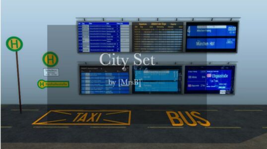 City SET |CC By Mrsbarbiex3 Sims 4 CC