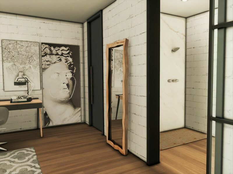 sims 4 cc clay bedroom en suite bathroom tsr only cc by xogerardine 5