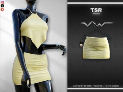 Clothes SET-189 (Skirt) BD632 By Busra-Tr Sims 4 CC