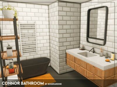 Connor Bathroom (TSR Only CC) By Xogerardine Sims 4 CC