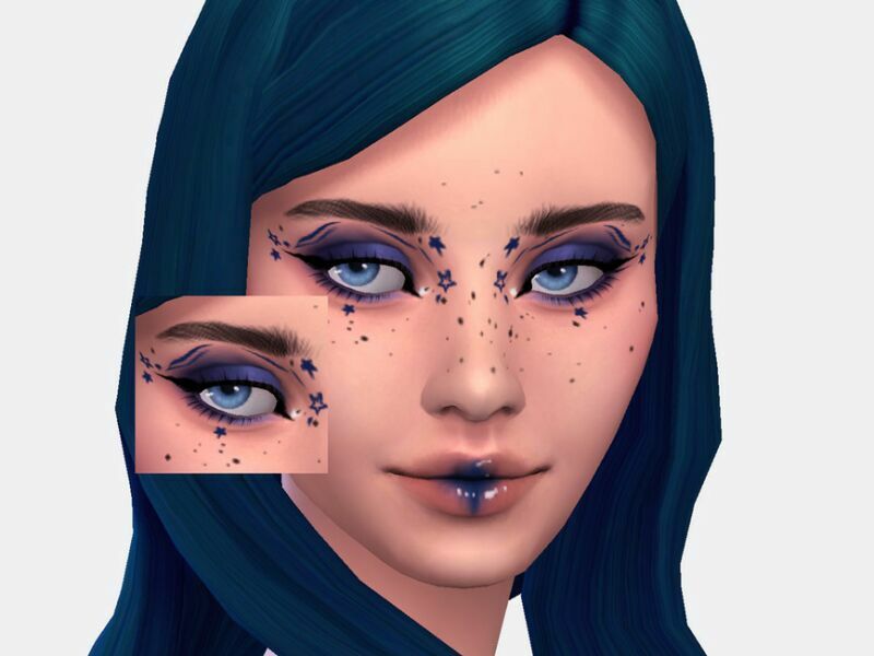 Cosmic Fairy Eyeliner By Sagittariah Sims 4 CC