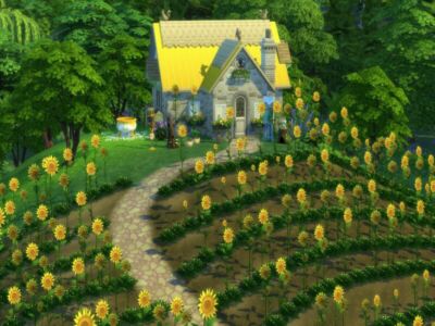 Cottage Sunflower By Susancho93 Sims 4 CC