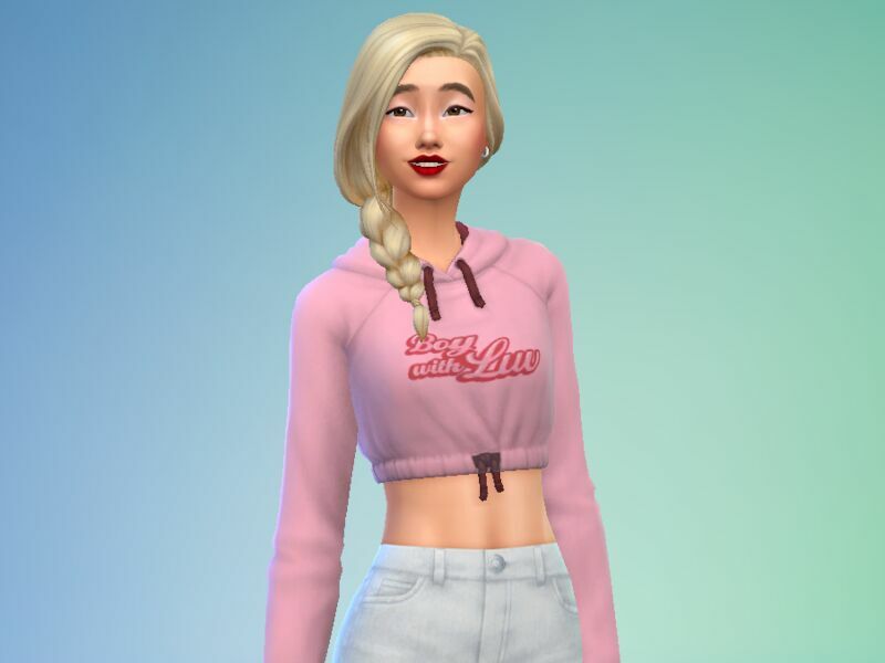 sims 4 cc cropped hoodie bts merch discover university required by moonmanstan 5