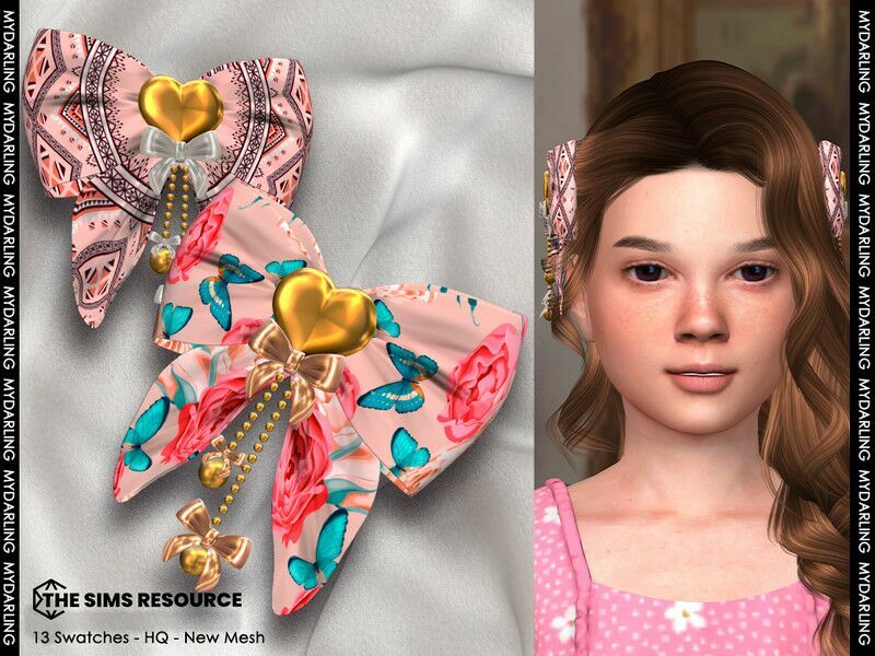 Cute Child BOW NA345 Sims 4 CC