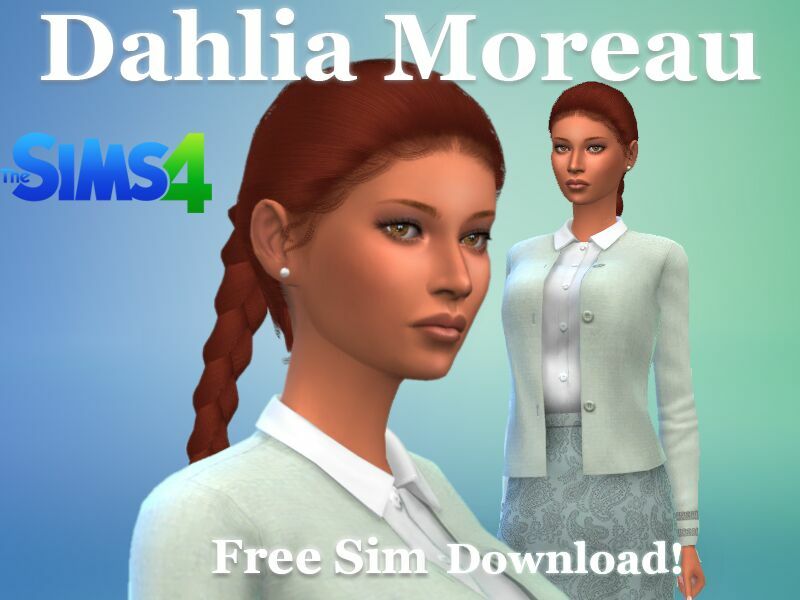 Dahlia Moreau Free SIM Download By VTK Sims 4 CC