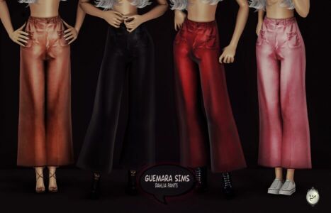 Dahlia Pants Sims 4 CC