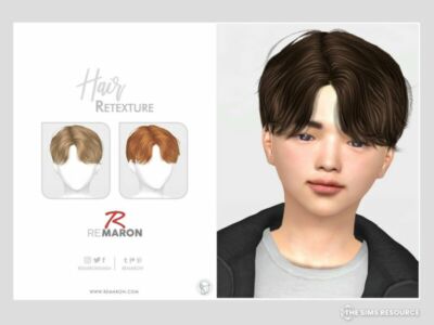 Dandelion Child Hair Retexture Mesh Needed By Remaron Sims 4 CC