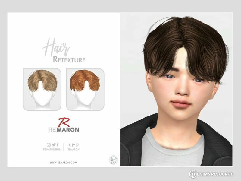 Dandelion Child Hair Retexture Mesh Needed By Remaron Sims 4 CC