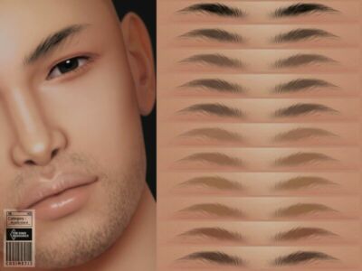 Daniel Eyebrows | N49 By Cosimetic Sims 4 CC