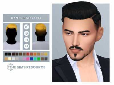 Dante Hairstyle Sims 4 CC