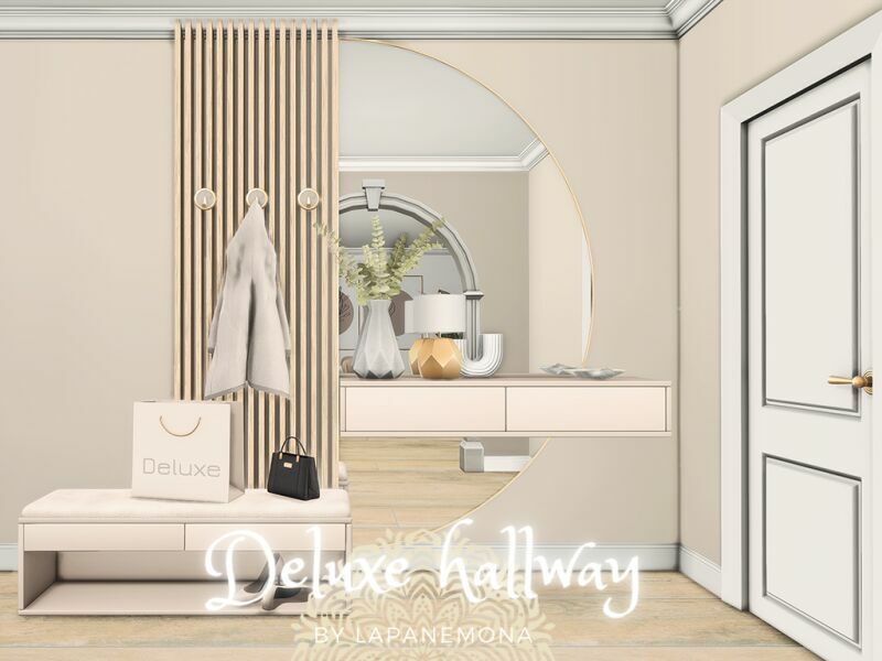 Deluxe Hallway SET By Lapanemona Sims 4 CC