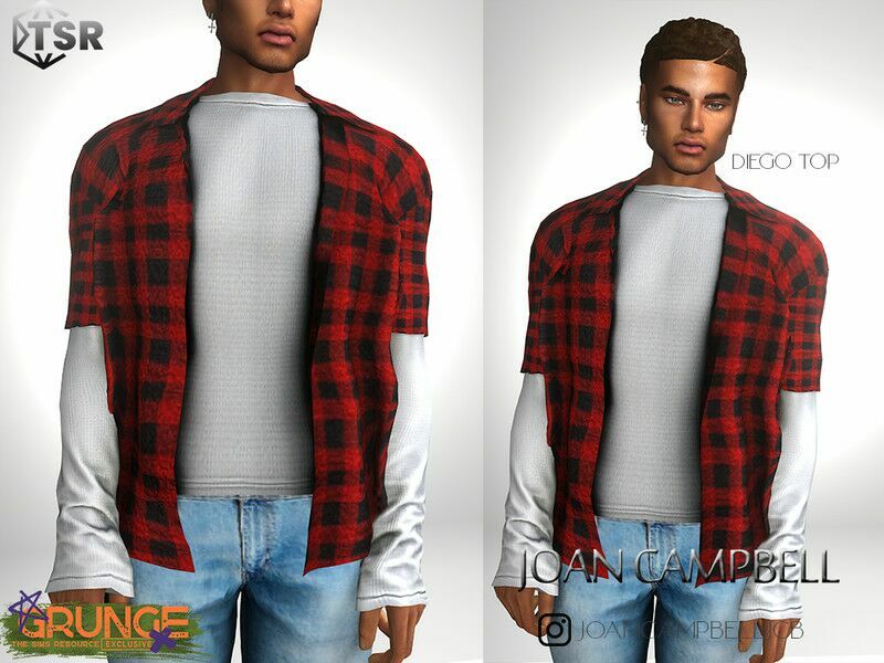 Diego TOP Sims 4 CC