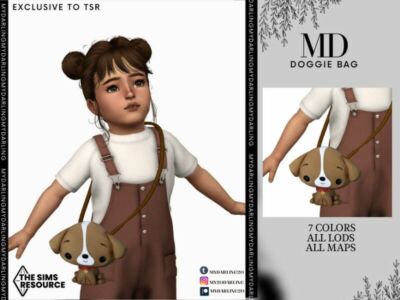 Doggie BAG Toddler By Mydarling20 Sims 4 CC