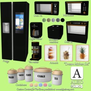 Dream Kitchen SET Sims 4 CC