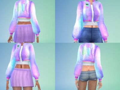 Dream Of Space – Jacket By Poptartlord Sims 4 CC