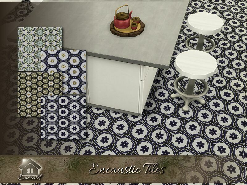 Encaustictiles By Emerald Sims 4 CC