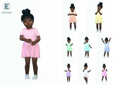 Erinaok Toddler Dress 0109 By Erinaok Sims 4 CC