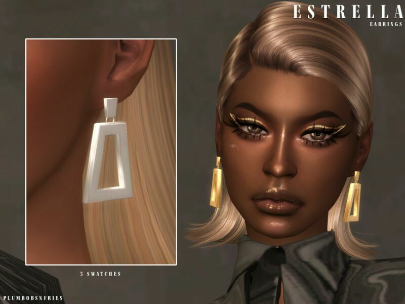 Estrella | Earrings Sims 4 CC