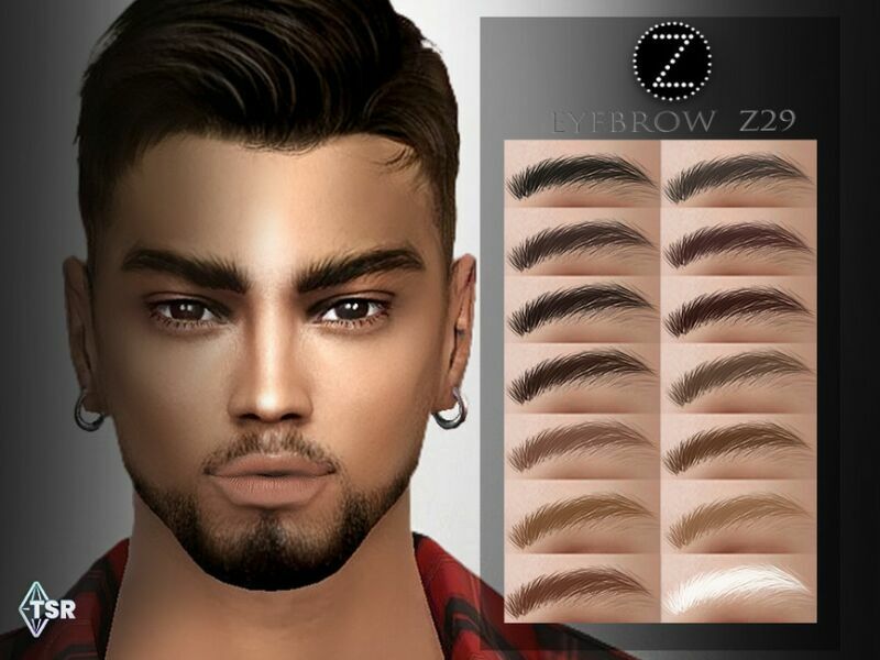 Eyebrow Z29 By Zenx Sims 4 CC