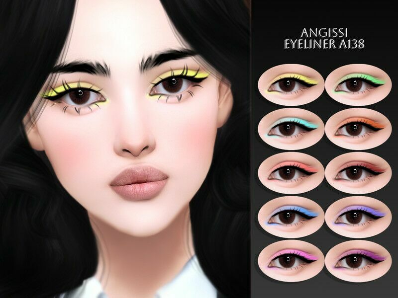 Eyeliner A138 Sims 4 CC