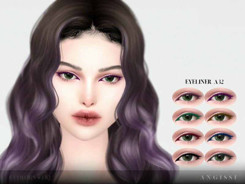 Eyeliner A32 By Angissi Sims 4 CC