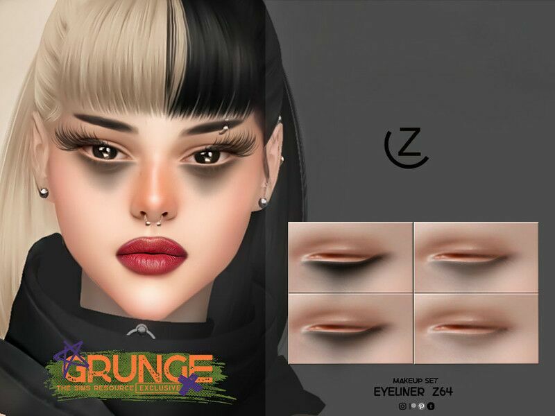 Eyeliner Z64 By Zenx Sims 4 CC