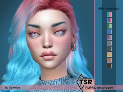 Eyeshadow Filippa By Soloriya Sims 4 CC