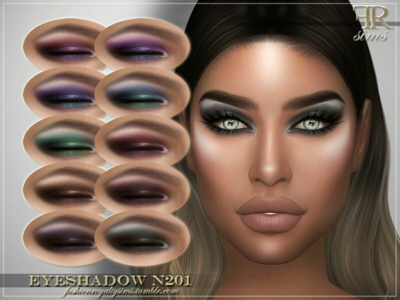 Eyeshadow N201 By Fashionroyaltysims Sims 4 CC