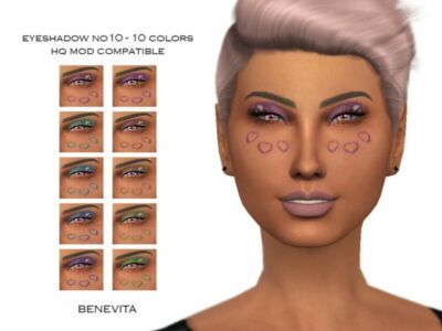 Eyeshadow NO10 [HQ] By Benevita Sims 4 CC