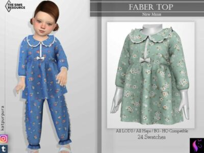 Faber TOP By Katpurpura Sims 4 CC