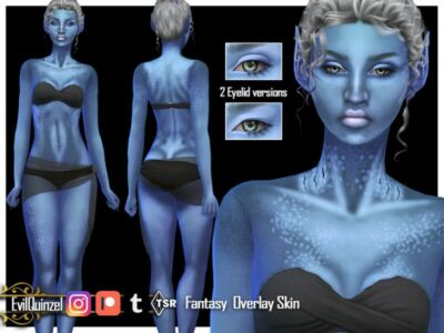 Fantasy Skin Overlay By Evilquinzel Sims 4 CC