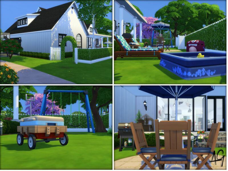 sims 4 cc farmhouse manor by algbuilds 3