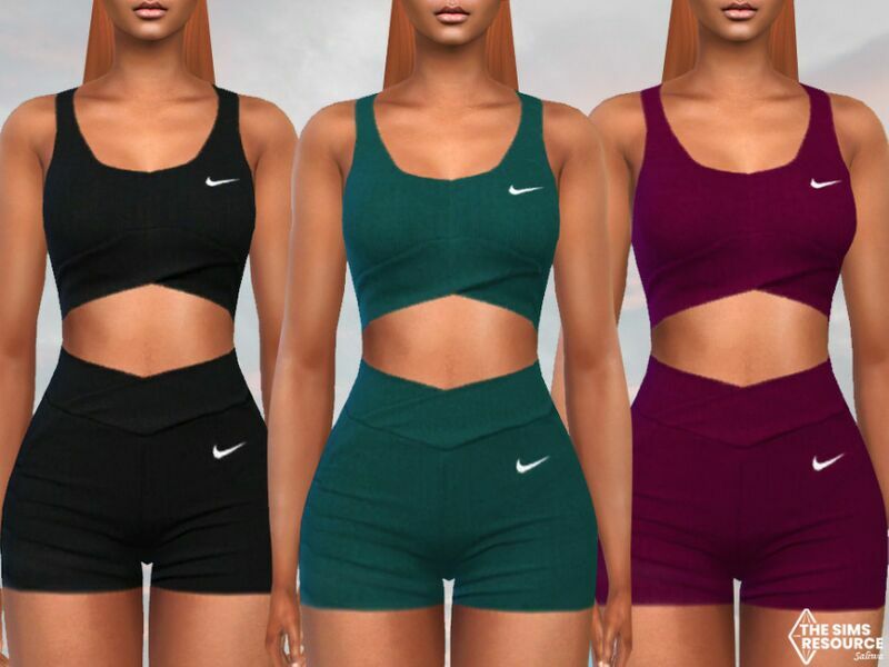 Female Full Body Tights Athletic Outfits By Saliwa Sims 4 CC