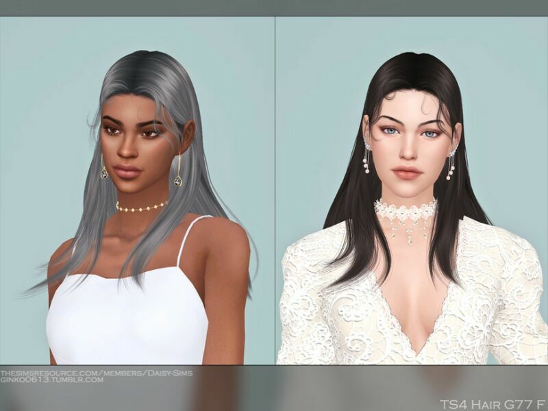 Female Hair G77 By Daisy-Sims Sims 4 CC