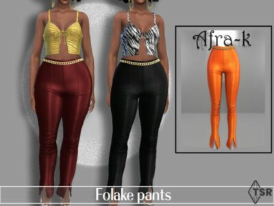 Folake Split Front Pants By Akaysims Sims 4 CC