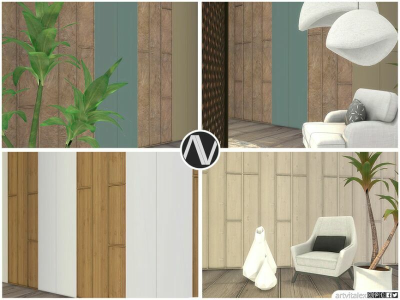 sims 4 cc folsom room dividers and wall panels by artvitalex 4