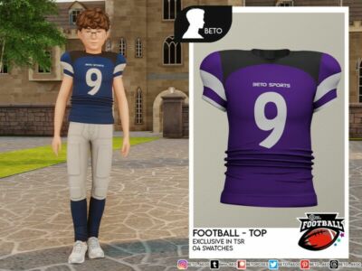 Football (TOP – Child Version) Sims 4 CC