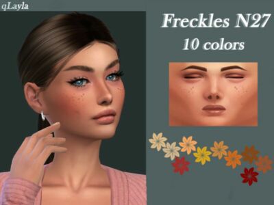 Freckles N27 By Qlayla Sims 4 CC