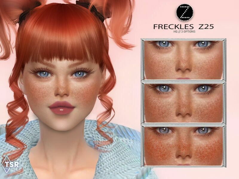 Freckles Z25 By Zenx Sims 4 CC