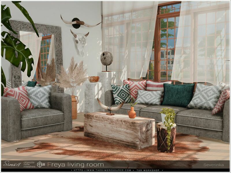 sims 4 cc freya living room by severinka 5