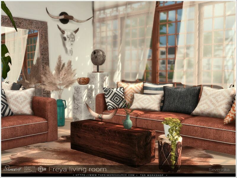 sims 4 cc freya living room by severinka 6