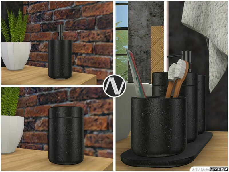 sims 4 cc fullerton bathroom accessories by artvitalex 2