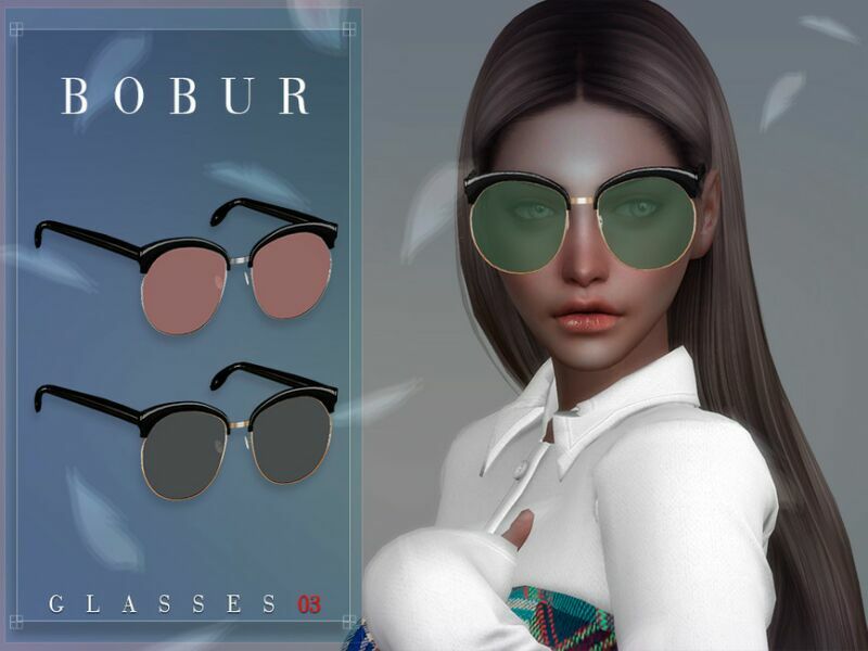 sims 4 cc glasses 03 by bobur3 2