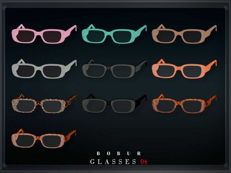 sims 4 cc glasses 04 by bobur3 2