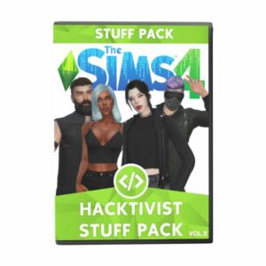 Hacktivist Stuff Pack – VOL 2 By Miablack Sims 4 CC