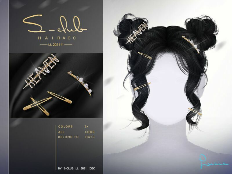 Hairpin ACC 202111(Lucia) By S-Club Sims 4 CC