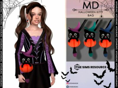 Halloween Kitty BAG – Child By Mydarling20 Sims 4 CC