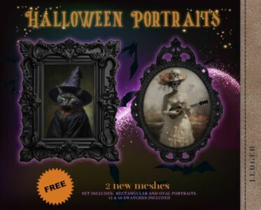 Halloween Portraits Sims 4 CC